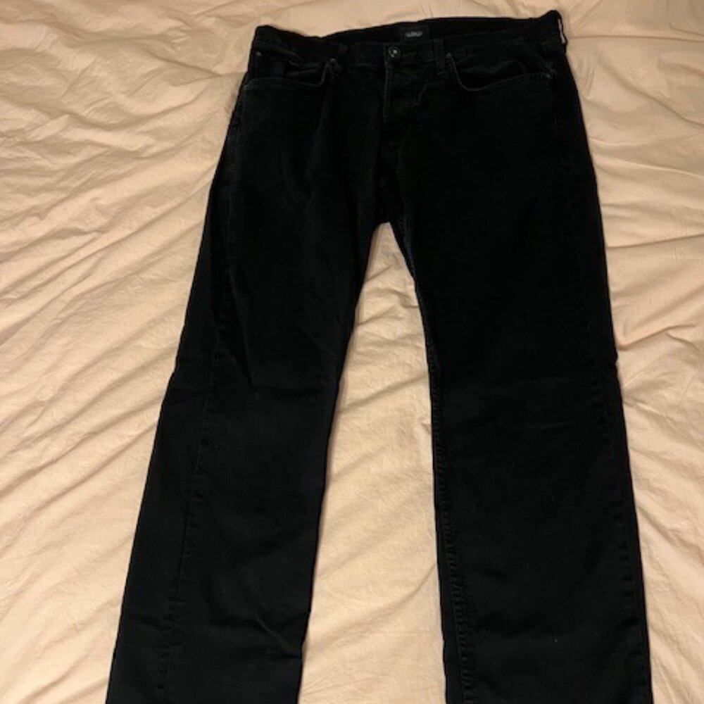 Men's Black Hudson Jeans Size 36 x 34